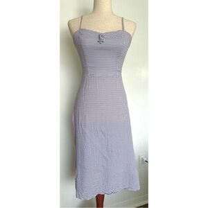 Reformation Prairie Dress Purple Gingham Check Size 4